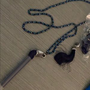 Jewelry set of necklace and earrings